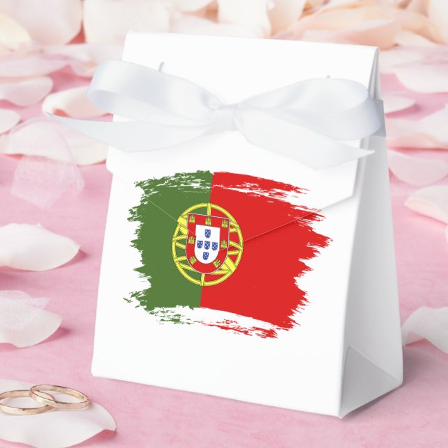 Portugal flag favor box (Wedding)
