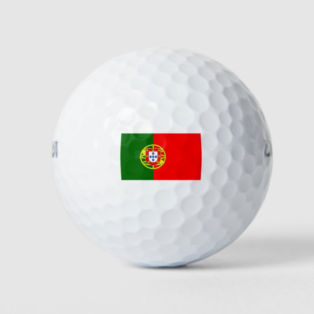Portugal Flag Golf Balls (Front)