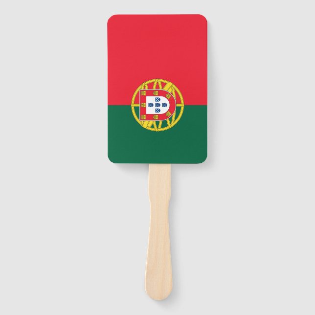 Portugal flag hand fan (Front)