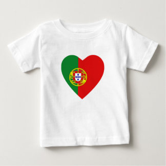 Portugal Flag Heart T-Shirt