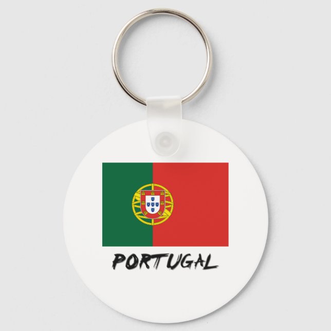 Portugal Flag Keychain (Front)