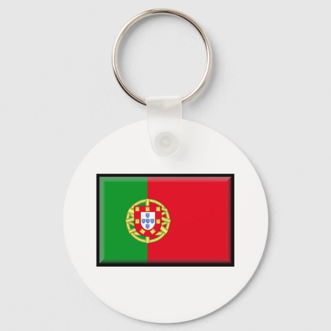 Portugal Flag Keychain (Front)