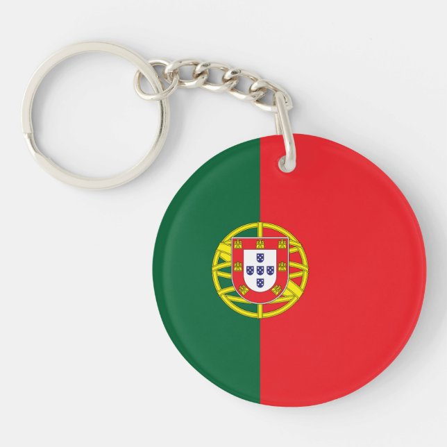 Portugal Flag Keychain (Front)