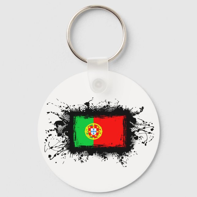 Portugal Flag Keychain (Front)