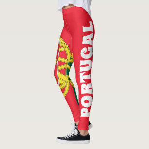 Portugal flag leggings