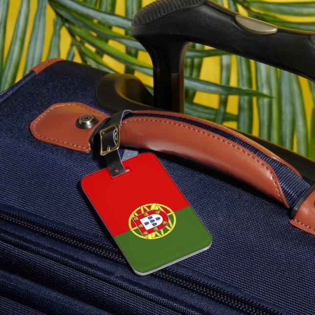 Portugal flag luggage tag (Front Insitu 1)