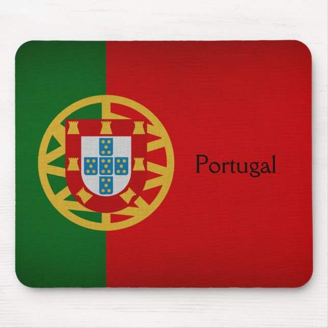 Portugal Flag Mouse Pad (Front)