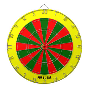 Portugal Flag Patriot's Bullseye Dartboard