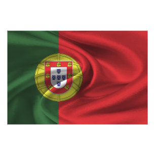 Portugal Flag Photo Print