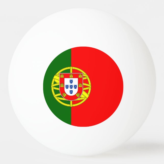 Portugal Flag Ping Pong Ball (Front)