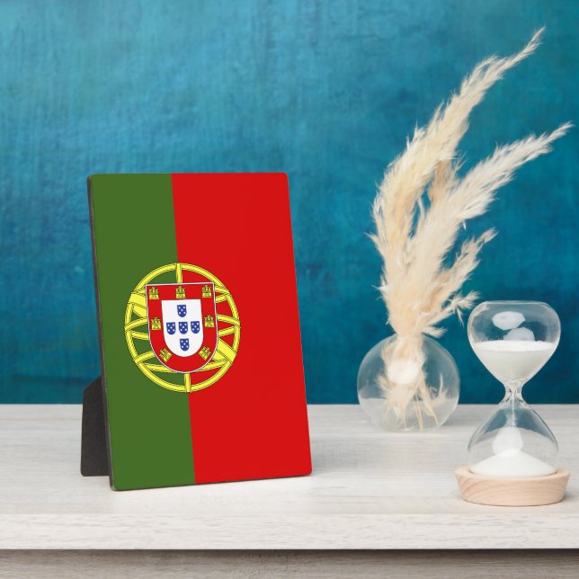 Portugal flag plaque (Side)