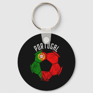 Portugal Flag Portuguese Pride Portuguese Soccer P Keychain