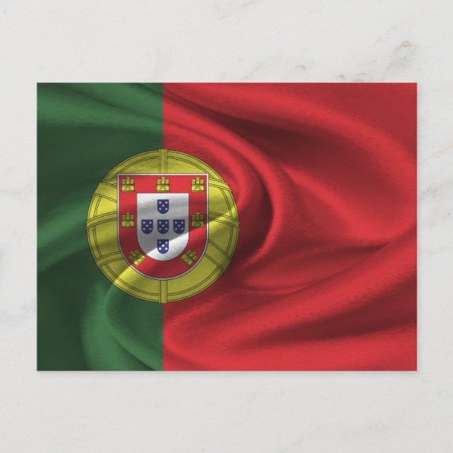 Portugal Flag Postcard (Front)