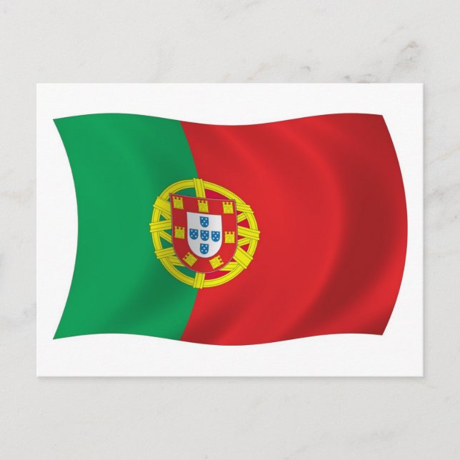Portugal Flag Postcard (Front)