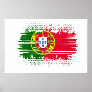Portugal flag  poster