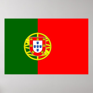 Portugal flag Print, Value Poster Paper (Matte)