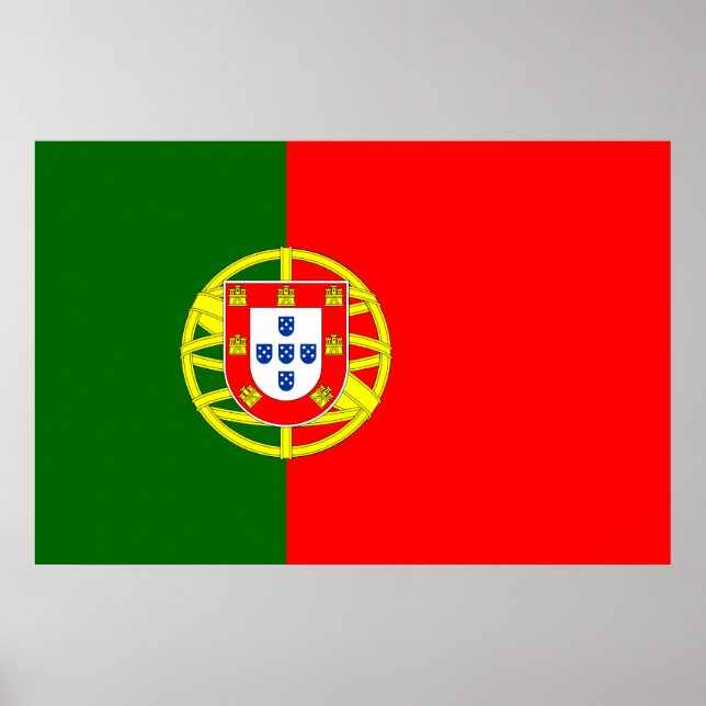 Portugal flag Print, Value Poster Paper (Matte) (Front)