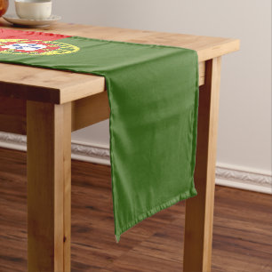 Portugal flag short table runner