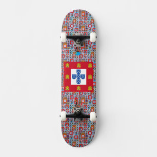 Portugal flag skateboard