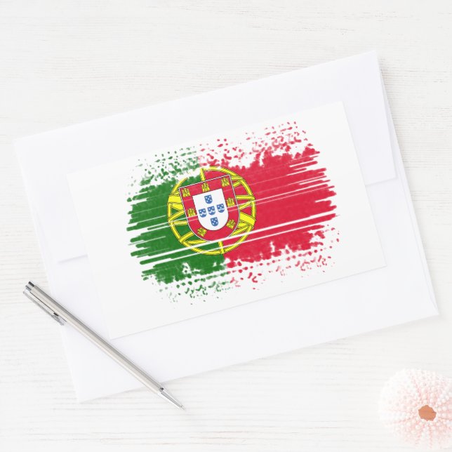 Portugal flag  sticker (Envelope)