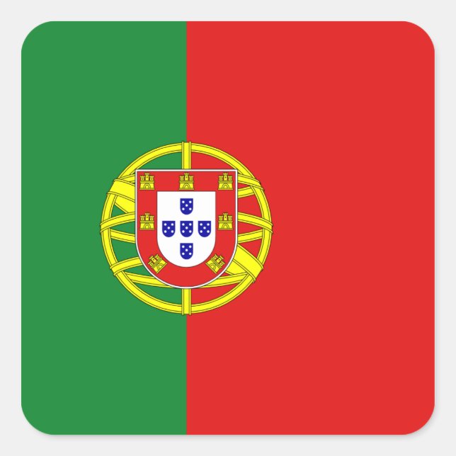 Portugal Flag Sticker (Front)