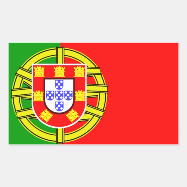 Portugal Flag Sticker (Front)