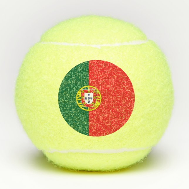 Portugal Flag Tennis Balls (Front)