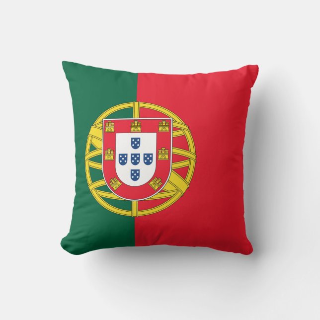 Portugal flag throw pillow (Front)
