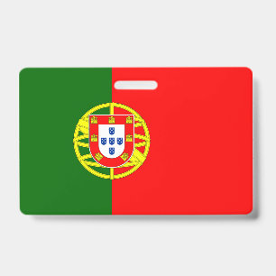 Portugal flag Vertical Badge