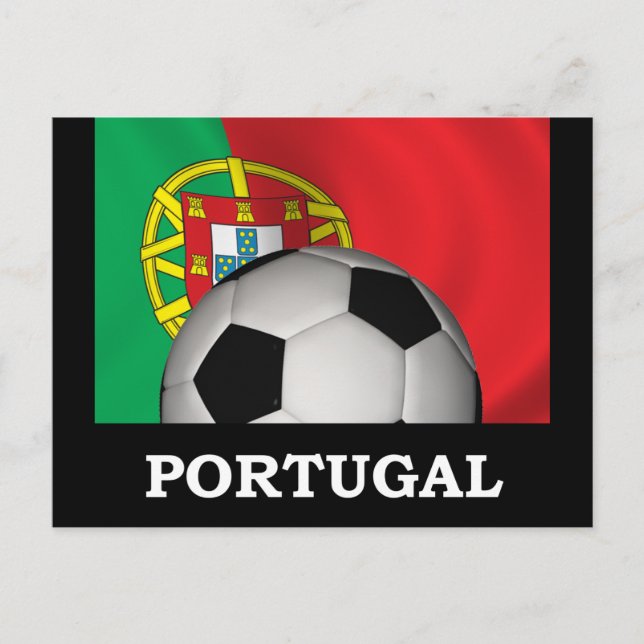 Portugal Football Postcard (Front)