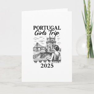 Portugal Girls Trip 2025 City Travel Vacation Card