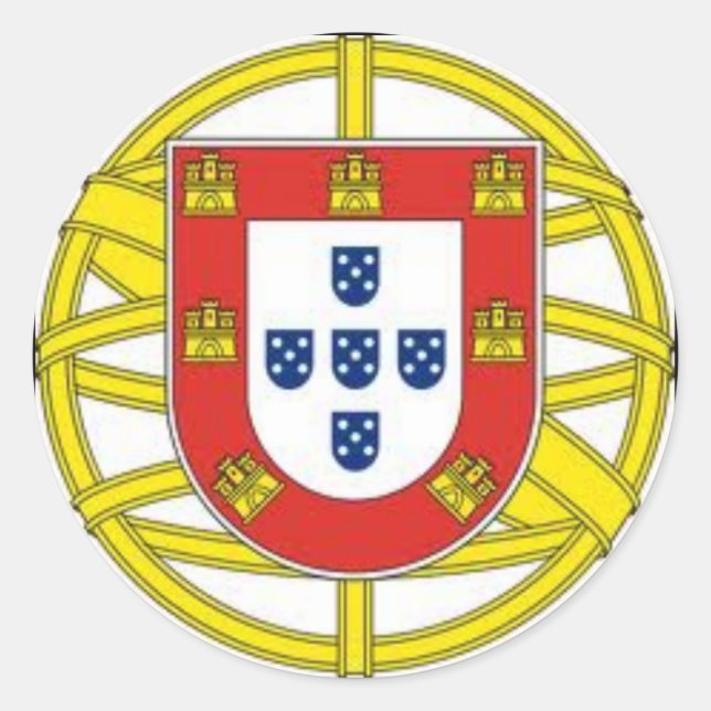 Portugal* Globe Sticker Escudo Portugues Aesivo (Devant)
