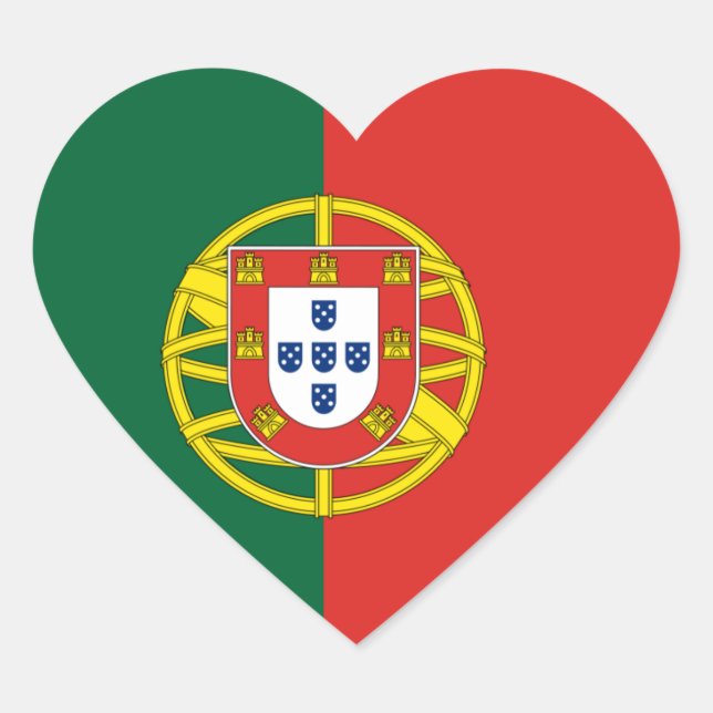 portugal heart sticker (Front)