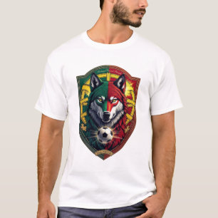 Portugal Iberian Wolf Glory Tee, National  Gift T-Shirt