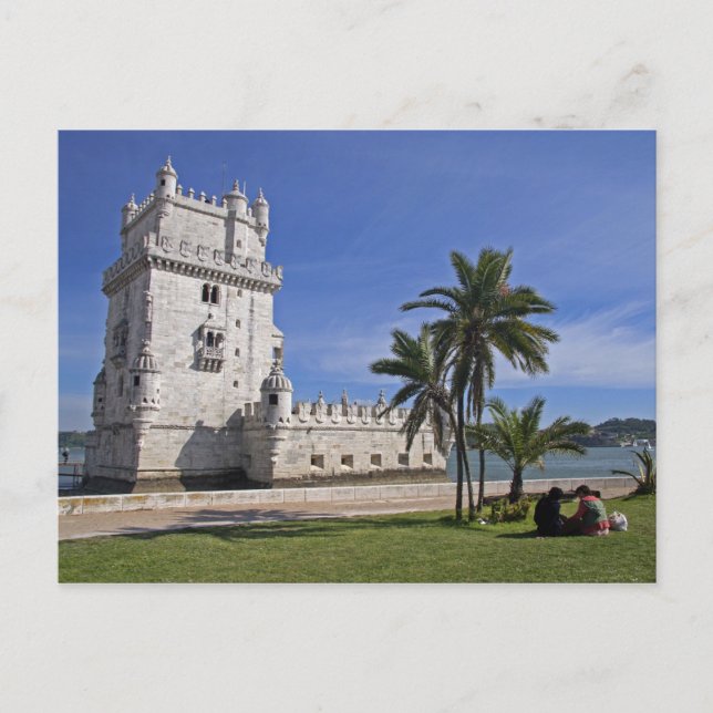 Portugal, Lisbon. Belem Tower, a UNESCO World 2 Postcard (Front)
