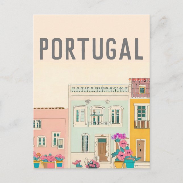 Portugal Lisbon Postcard (Front)