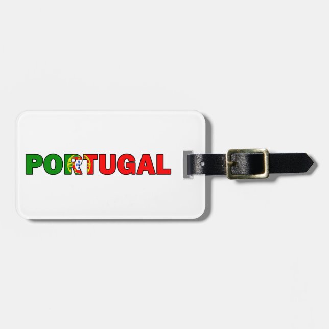 Portugal Luggage Tag (Front Horizontal)