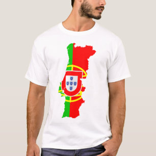 Portugal map and flag T-Shirt