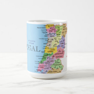 Portugal Map Coffee Mug