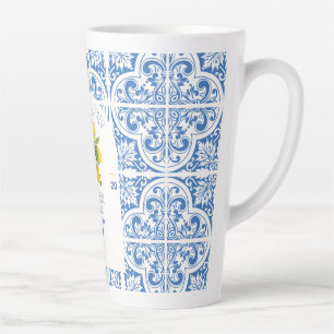 Portugal Mariage Mug   Carreaux bleus et citrons E