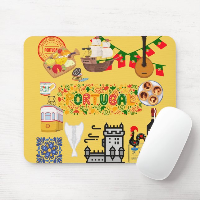 Portugal  mouse pad (With Mouse)