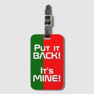 Portugal National Flag Funny Patriotic Luggage Tag