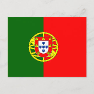 Portugal National World Flag Postcard
