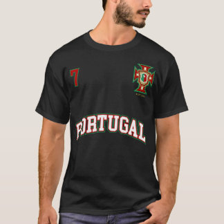 Portugal 	 Number 7 Soccer Team Sports Portuguese  T-Shirt