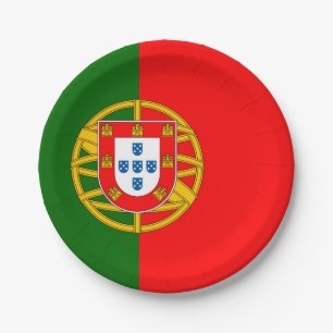 Portugal Paper Plate
