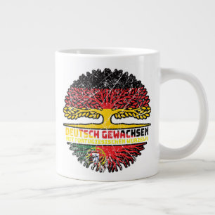 Portugal Portugiesisch Deutsch Deutschland Baum Large Coffee Mug