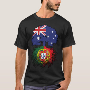 Portugal Portuguese Australian Australia Tree Root T-Shirt