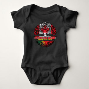 Portugal Portuguese Canadian Canada Tree Roots Baby Bodysuit