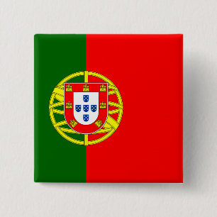 Portugal (Portuguese) Flag 2 Inch Square Button
