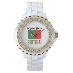 Portugal Portuguese Flag Personalized Watch